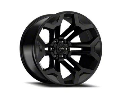 Torque Wheels TW405C Pulse Satin Black 8-Lug Wheel; 20x9; 0mm Offset (15-19 Silverado 3500 HD SRW)