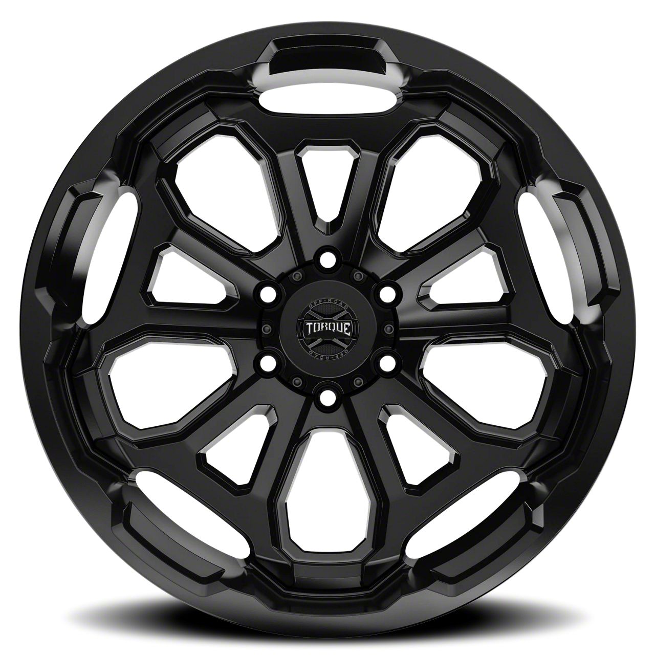 Torque Wheels RAM 2500 TW404C Overdrive Satin Black 8-Lug Wheel