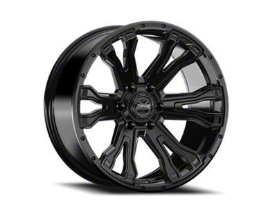 Torque Wheels TW407C Prime Satin Black 6-Lug Wheel; 20x9; -12mm Offset (23-25 Canyon)