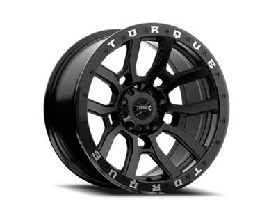 Torque Wheels TW301AF Baja Canyon Satin Black 6-Lug Wheel; 17x8.5; -12mm Offset (23-25 Colorado)