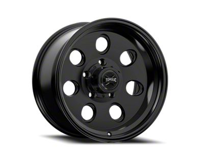 Torque Wheels TW425C Heritage Satin Black 5-Lug Wheel; 17x9; -12mm Offset (05-11 Dakota)