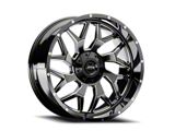 Torque Wheels TW427C Vortex Gloss Black Milled 6-Lug Wheel; 20x9; -12mm Offset (21-26 F-150)