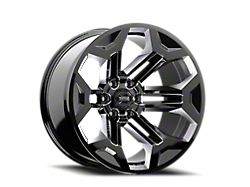 Torque Wheels TW405C Pulse Gloss Black Milled 6-Lug Wheel; 20x9; -12mm Offset (19-25 RAM 1500)
