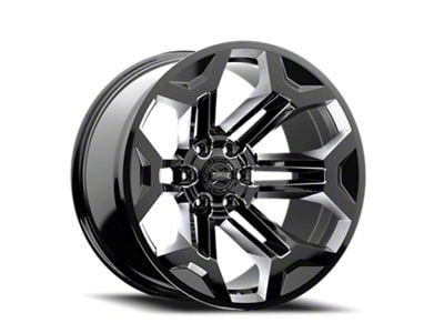 Torque Wheels TW405C Pulse Gloss Black Premium Milling 8-Lug Wheel; 20x9; 0mm Offset (03-09 RAM 2500)