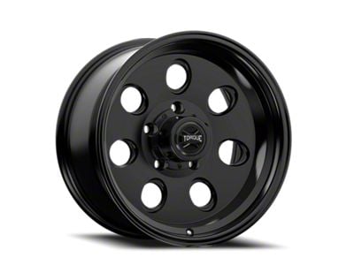 Torque Wheels TW425C Heritage Satin Black 6-Lug Wheel; 17x9; -12mm Offset (24-26 Ranger)