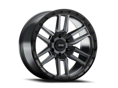 Torque Wheels TW411C Pritchett Anthracite with Black Lip 6-Lug Wheel; 20x9; -12mm Offset (21-26 Tahoe)
