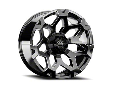 Torque Wheels TW423C Stance Gloss Black Milled 6-Lug Wheel; 20x9; -12mm Offset (21-26 Tahoe)
