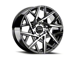 Torque Wheels TW424C Summit Gloss Black Machined 6-Lug Wheel; 20x9; -12mm Offset (21-26 Tahoe)