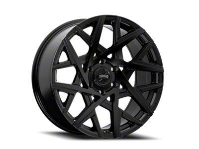 Torque Wheels TW424C Summit Satin Black 6-Lug Wheel; 20x9; -12mm Offset (21-26 Tahoe)