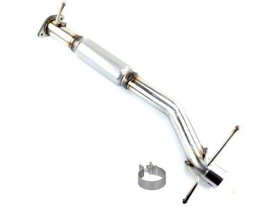 TOTALFLOW 10-Inch Direct Fit Straight Through Exhaust Muffler System; Stainless Steel (19-24 5.7L RAM 1500 w/ Factory Dual Exhaust)