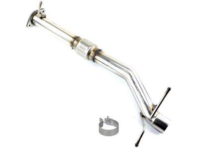 TOTALFLOW 4-Inch Direct Fit Straight Through Exhaust Muffler System; 304-Stainless Steel (19-24 5.7L RAM 1500 w/ Factory Dual Exhaust)