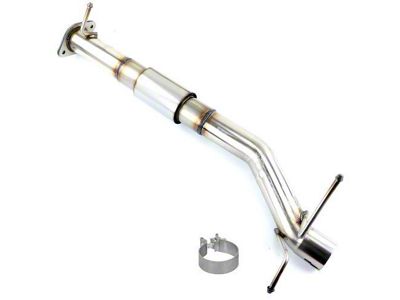 TOTALFLOW 6-Inch Direct Fit Straight Through Exhaust Muffler System; 304-Stainless Steel (19-24 5.7L RAM 1500 w/ Factory Dual Exhaust)