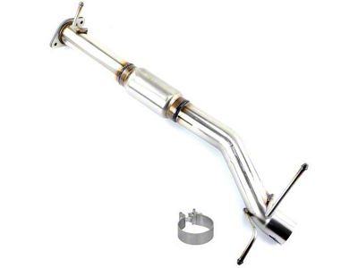 TOTALFLOW 7-Inch Direct Fit Straight Through Exhaust Muffler System; 304-Stainless Steel (19-24 5.7L RAM 1500 w/ Factory Dual Exhaust)