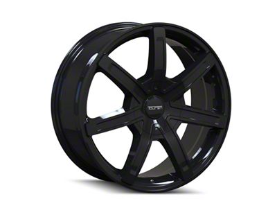 Touren TR65 Black 6-Lug Wheel; 20x8.5; 30mm Offset (23-25 Canyon)