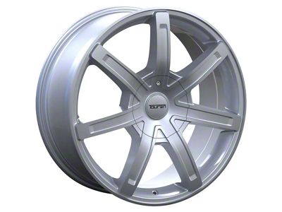 Touren TR65 Silver 6-Lug Wheel; 18x8; 20mm Offset (23-25 Canyon)