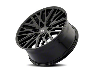 Touren TR91 Gloss Black 6-Lug Wheel; 22x9.5; 18mm Offset (23-25 Canyon)