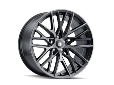 Touren TR91 Matte Black Brushed with Dark 6-Lug Wheel; 22x9.5; 18mm Offset (23-25 Canyon)