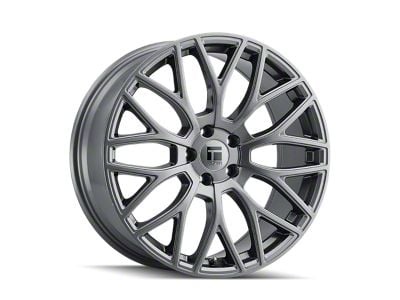 Touren TR76 Gloss Graphite 5-Lug Wheel; 17x8; 35mm Offset (22-26 Maverick)