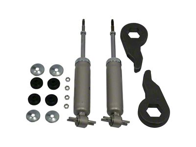 Touring Tech 1 to 3-Inch Front Lowering Torsion Keys with Shocks (99-06 4WD Silverado 1500)