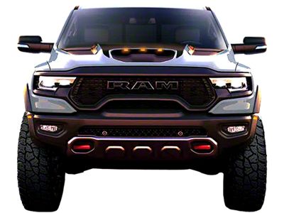 Towkz Tow Hook Covers; Red (19-25 RAM 1500)