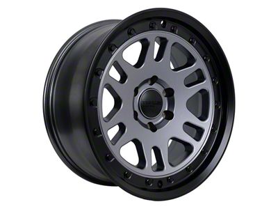Tremor Wheels 105 Shaker Graphite Grey with Black Lip 6-Lug Wheel; 20x9; 0mm Offset (04-08 F-150)