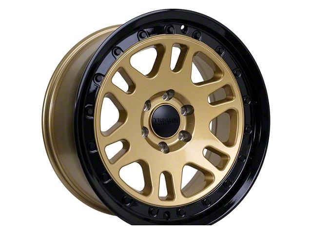 Tremor Wheels 105 Shaker Gloss Gold with Gloss Black Lip 6-Lug Wheel; 20x9; 0mm Offset (07-14 Yukon)