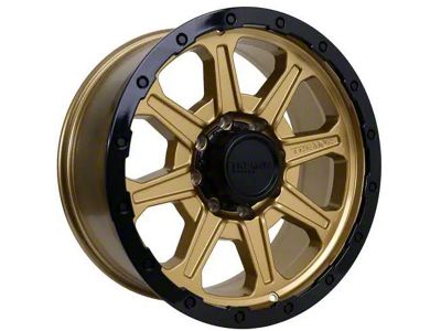 Tremor Wheels 103 Impact Gloss Gold with Gloss Black Lip 8-Lug Wheel; 17x8.5; 0mm Offset (08-10 F-250 Super Duty)