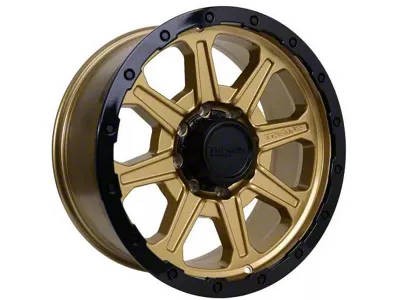 Tremor Wheels 103 Impact Gloss Gold with Gloss Black Lip 8-Lug Wheel; 20x9; 0mm Offset (08-10 F-250 Super Duty)