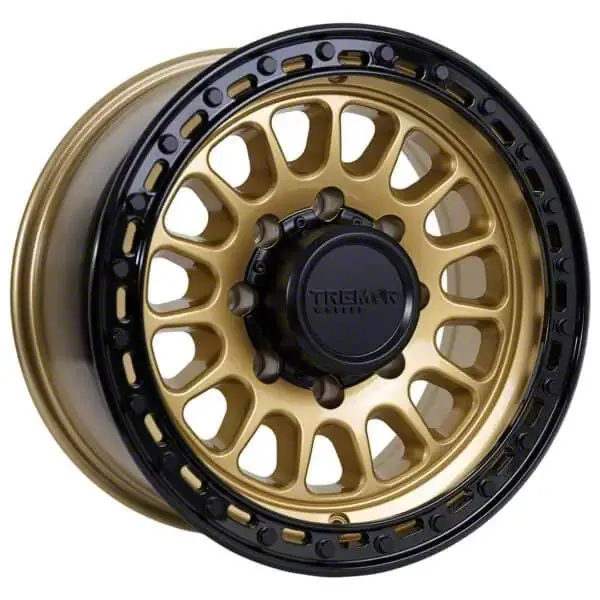 Tremor Wheels F-250 Super Duty 104 Aftershock Gloss Gold with Gloss ...