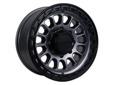 Tremor Wheels 104 Aftershock Graphite Grey with Black Lip 8-Lug Wheel; 17x8.5; 0mm Offset (08-10 F-250 Super Duty)