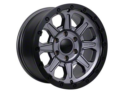 Tremor Wheels 103 Impact Graphite Grey with Black Lip 6-Lug Wheel; 17x8.5; 0mm Offset (09-14 F-150)