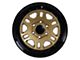 Tremor Wheels 105 Shaker Gloss Gold with Gloss Black Lip 6-Lug Wheel; 17x8.5; 0mm Offset (09-14 F-150)