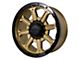 Tremor Wheels 103 Impact Gloss Gold with Gloss Black Lip 8-Lug Wheel; 20x9; 0mm Offset (11-16 F-350 Super Duty SRW)