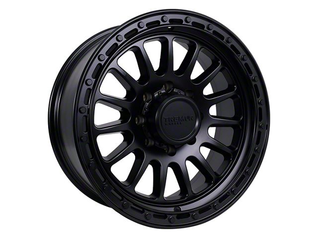 Tremor Wheels 104 Aftershock Satin Black 8-Lug Wheel; 20x9; 0mm Offset (11-16 F-350 Super Duty SRW)