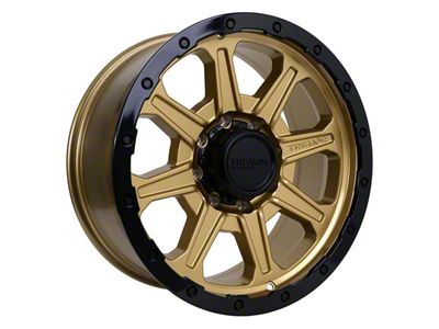 Tremor Wheels 103 Impact Gloss Gold with Gloss Black Lip 8-Lug Wheel; 20x9; 0mm Offset (23-24 F-250 Super Duty)