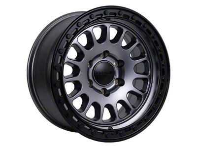 Tremor Wheels 104 Aftershock Graphite Grey with Black Lip 6-Lug Wheel; 20x9; 0mm Offset (24-25 Ranger)