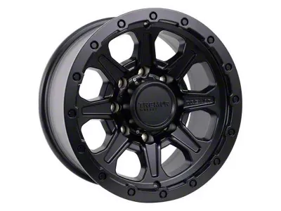 Tremor Wheels 103 Impact Satin Black 8-Lug Wheel; 20x9; 0mm Offset (99-07 F-250 Super Duty)