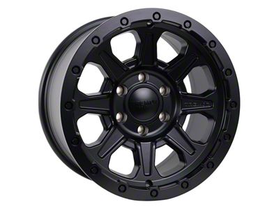 Tremor Wheels 103 Impact Satin Black 6-Lug Wheel; 17x8.5; 0mm Offset (23-24 Canyon)