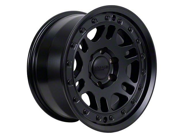 Tremor Wheels 105 Shaker Satin Black 6-Lug Wheel; 17x8.5; 0mm Offset (23-24 Canyon)