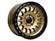 Tremor Wheels 104 Aftershock Gloss Gold with Gloss Black Lip 6-Lug Wheel; 17x8.5; 0mm Offset (21-24 F-150)