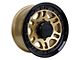 Tremor Wheels 105 Shaker Gloss Gold with Gloss Black Lip 8-Lug Wheel; 17x8.5; 0mm Offset (17-22 F-350 Super Duty SRW)