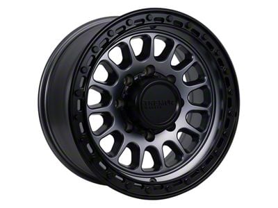 Tremor Wheels 104 Aftershock Graphite Grey with Black Lip 8-Lug Wheel; 20x9; 0mm Offset (20-24 Sierra 2500 HD)
