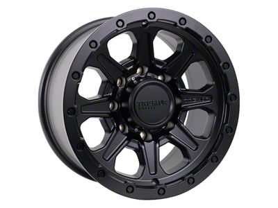 Tremor Wheels 103 Impact Satin Black 8-Lug Wheel; 20x9; 0mm Offset (20-24 Silverado 2500 HD)