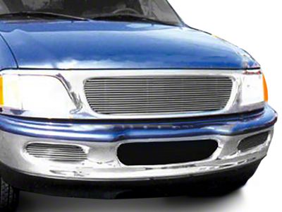 T-REX Grilles Billet Series Horizontal Grille; Polished (97-98 F-150)