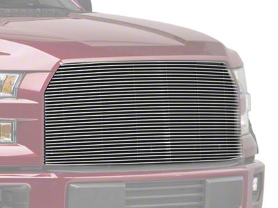 T-REX Grilles Billet Series Upper Replacement Grille; Polished (15-17 F-150, Excluding Raptor)