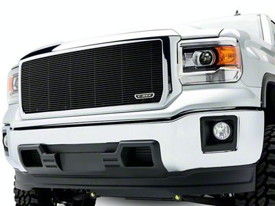 T-REX Grilles Billet Series Upper Grille Insert; Black (14-15 Sierra 1500, Excluding Denali)