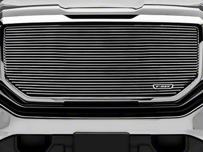 T-REX Grilles Billet Series Upper Grille Insert; Polished (16-18 Sierra 1500)