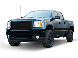 T-REX Grilles Billet Series Upper Overlay Grille - Black (07-13 Sierra 1500)