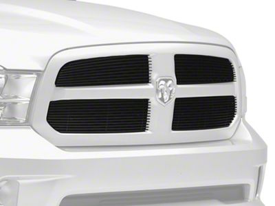 T-REX Grilles Billet Series Upper Overlay Grilles; Black (13-18 RAM 1500, Excluding Rebel & Sport)