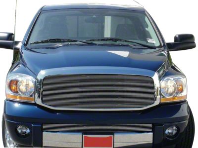 T-REX Grilles Billet Series Upper Grille Insert; Polished (06-08 RAM 1500)